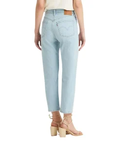Levis 501 Crop Jeans mit 78 Länge in Hellblau
