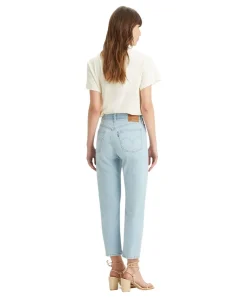 Levis 501 Crop Jeans mit 78 Länge in Hellblau