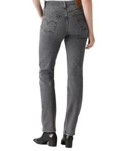 Levi's 501 Damen-Jeans Original Fit in Black Worn