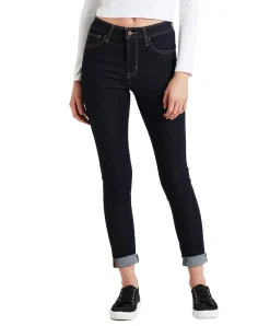 Levis 721 High Rise Skinny Jeans in Dark Denim
