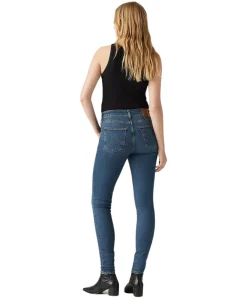 Levi's 721 High Rise Skinny Jeans in Blue Wave Dark
