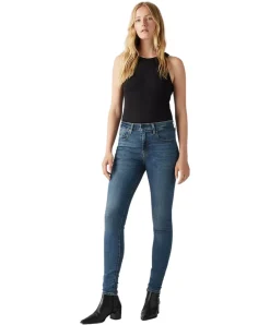 Levi's 721 High Rise Skinny Jeans in Blue Wave Dark