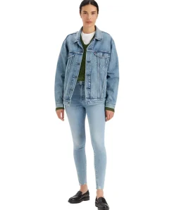 Levis 721 High Rise Skinny Jeans in heller Waves-Waschung