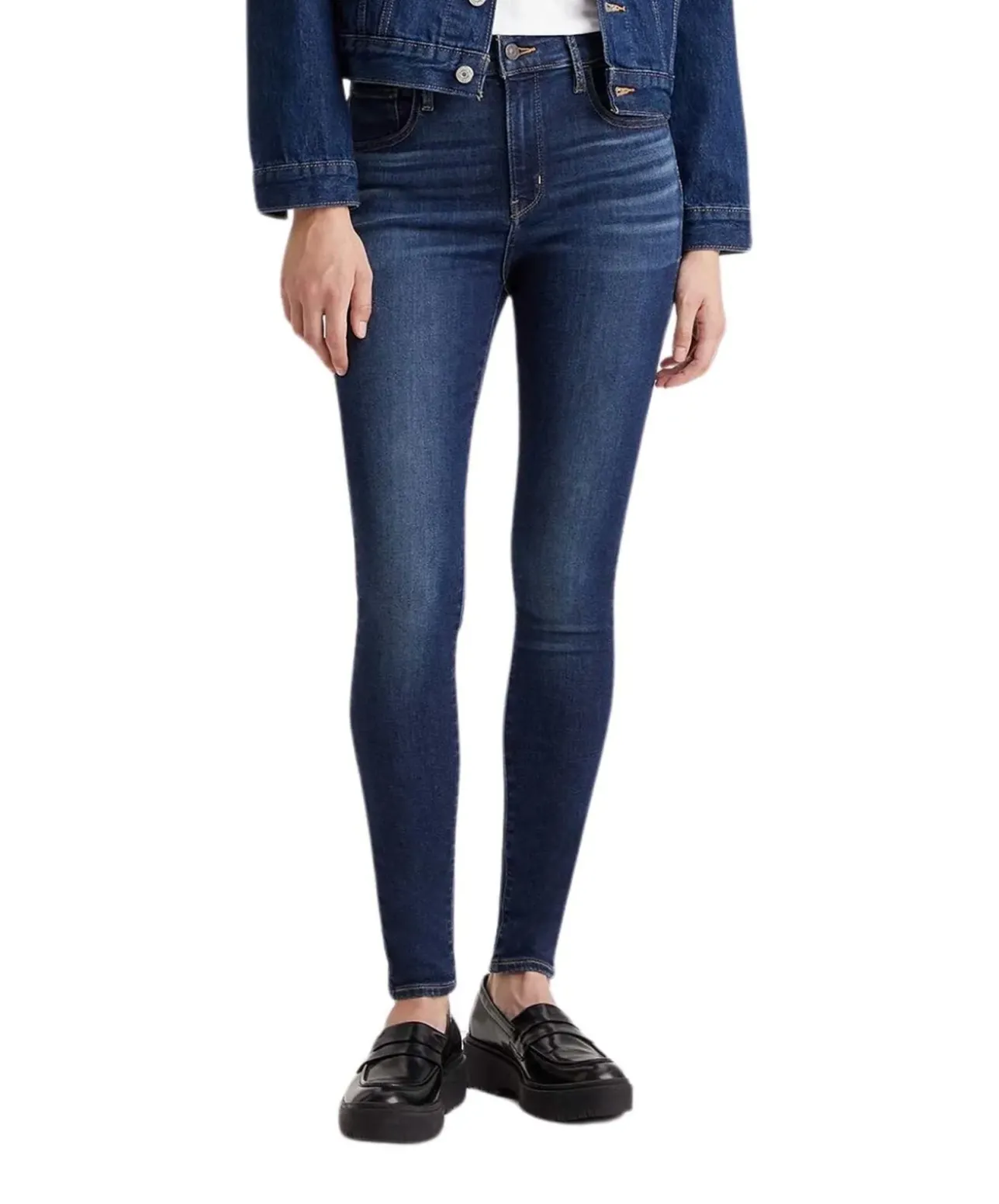 Levi's 720 Jeans in Dunkelblau mit hohem Bund