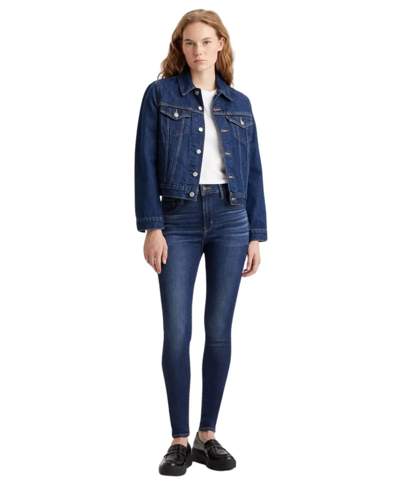 Levi's 720 Jeans in Dunkelblau mit hohem Bund
