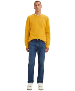 Levis 502 Jeans Regular Taper Fit in Mittelblau