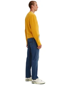 Levis 502 Jeans Regular Taper Fit in Mittelblau