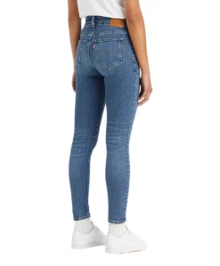 Levi's 711 Jeans Skinny in mittelblauer Waschung