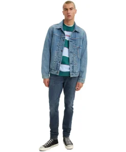 Levis 512 Jeans Slim Taper in dunklem Dark Black