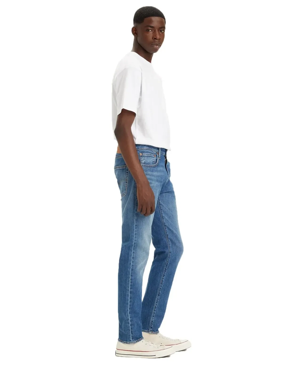 Levis 512 Jeans Tapered Fit in blauem Indigo Worn In
