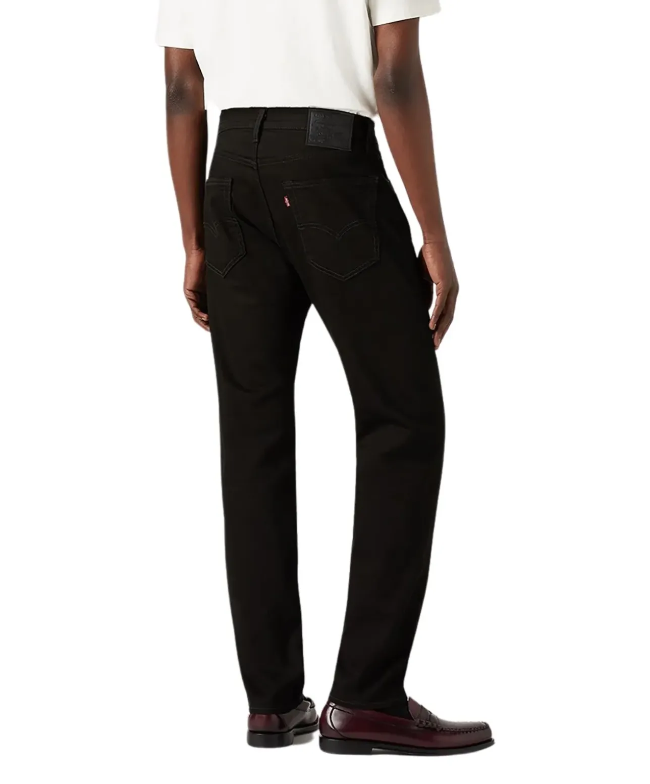 Levis 502 Jeans Tapered Fit in schwarzem Nightshine
