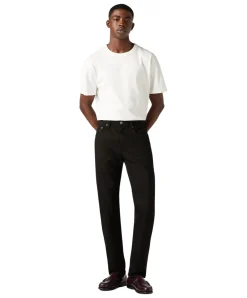 Levis 502 Jeans Tapered Fit in schwarzem Nightshine
