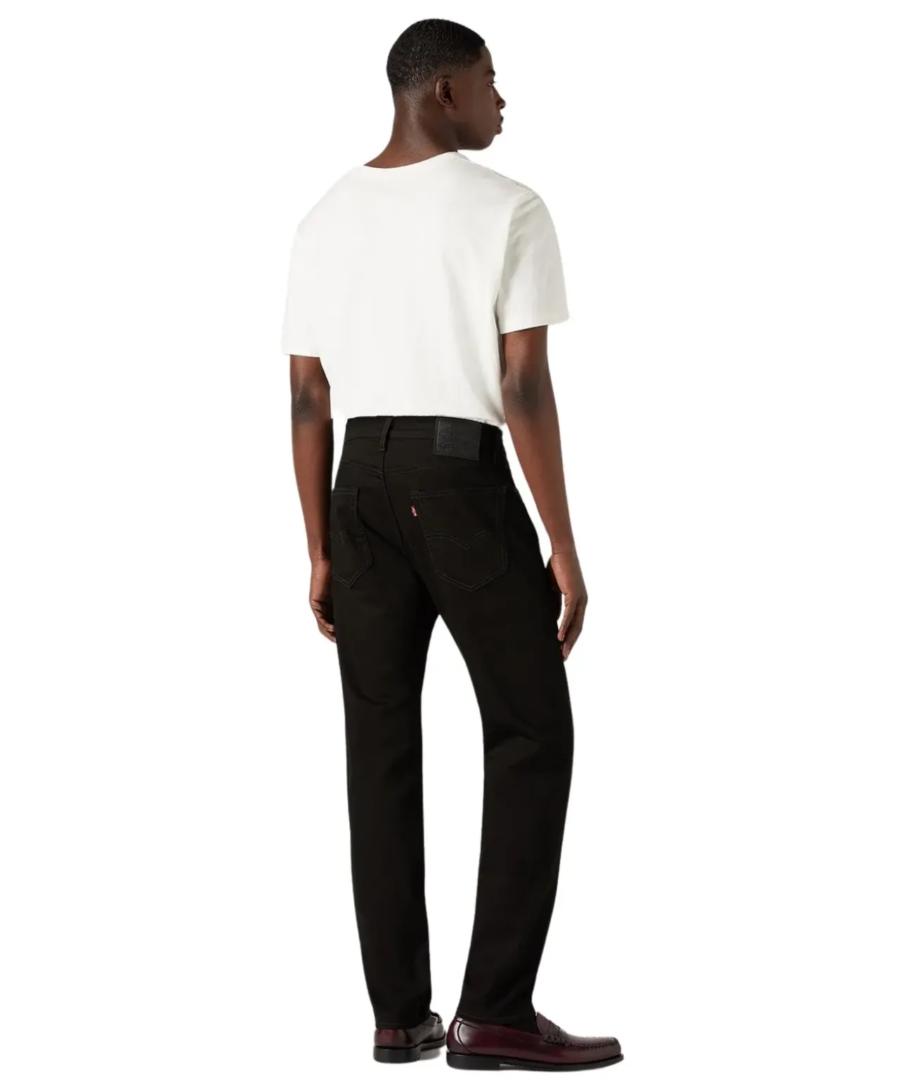 Levis 502 Jeans Tapered Fit in schwarzem Nightshine