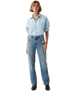 Levi's 501 90s Jeans mit geradem Bein in Vintage-Waschung