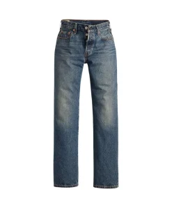 Levi's 501 90s Jeans mit geradem Bein in Mittelblau