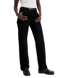 Levi's 501 90s Jeans Straight Leg in Schwarz