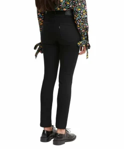 Levis 721 schwarze Jeans mit Vier Wege Power Stretch