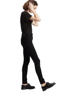Levis 721 schwarze Jeans mit Vier Wege Power Stretch