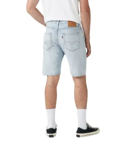 Levis 501 Shorts mit geradem Schnitt in Hellblau