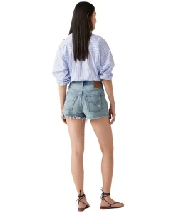 Levi's 501 Shorts mit hohem Bund in hellblauer-Optik