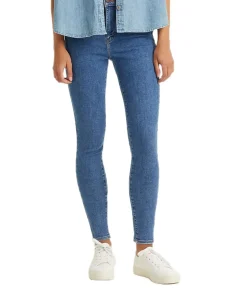Levis 720 Skinny Jeans mit hohem Bund in Stonewash