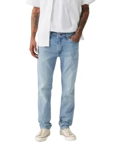 Levis 511 Slim Jeans aus Leinen Denim in Hellblau