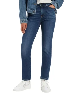 Levi's 712 Slim Jeans in Blue Wave Dark-Waschung