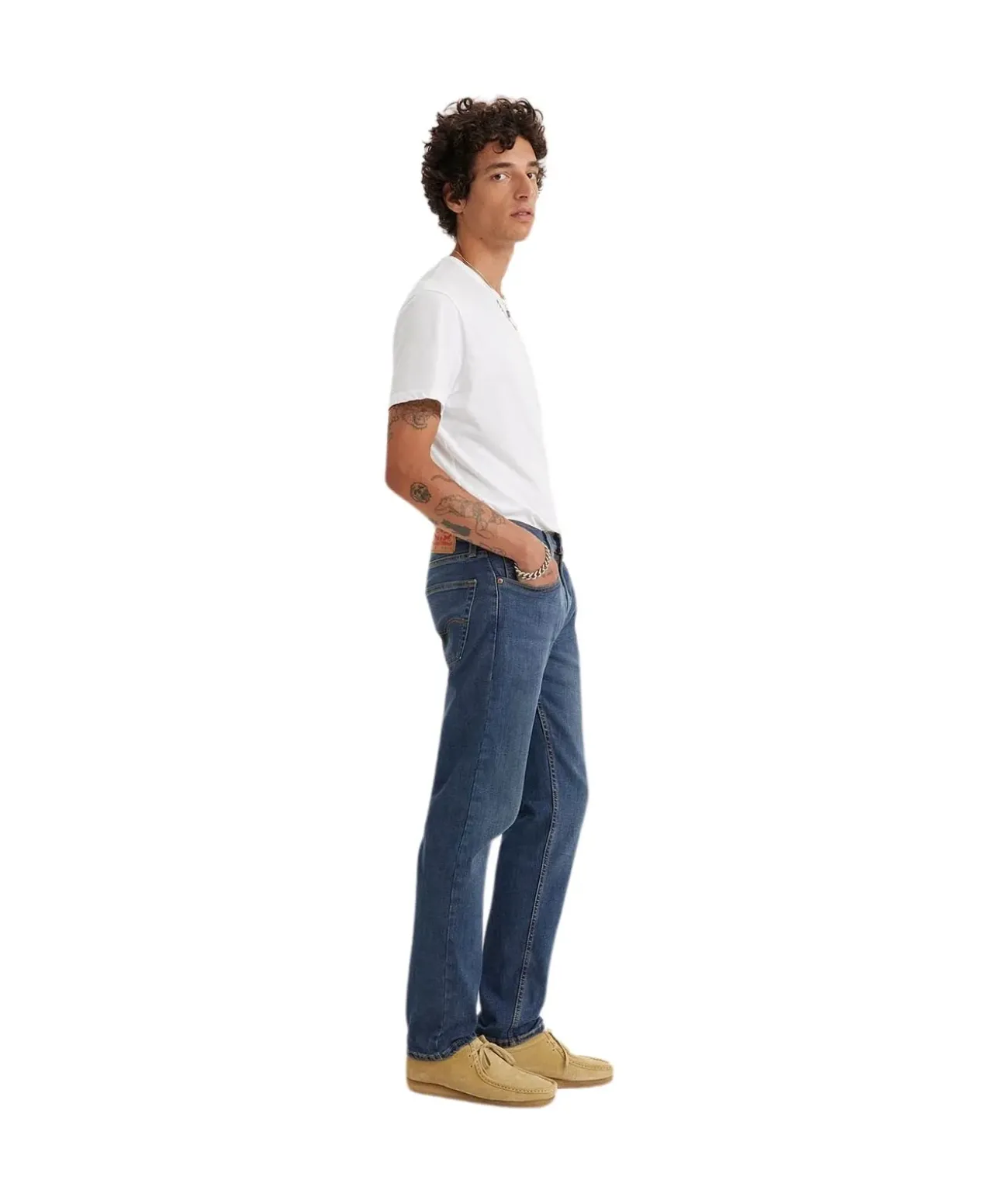 Levi's 502 Taper Jeans in blauer Panda-Waschung