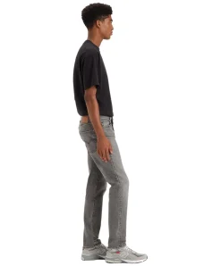 Levi's 502 Taper Jeans in grau aus dehnbarem Denim