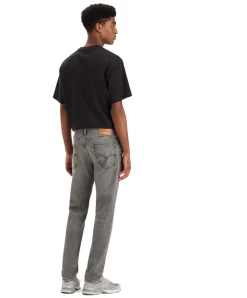 Levi's 502 Taper Jeans in grau aus dehnbarem Denim