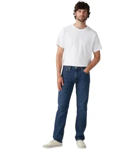 Levis 502 Taper Jeans in mittelblauer Waschung