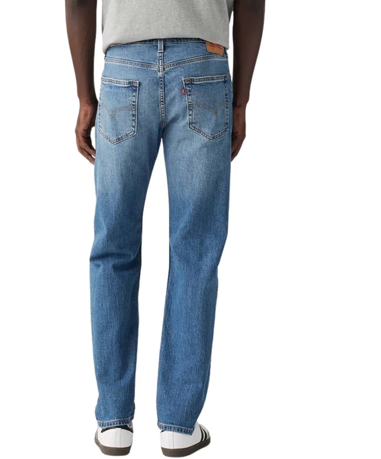 Levis 502 Taper Jeans in mittelblau mit Stretchkomfort