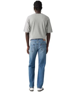 Levis 502 Taper Jeans in mittelblau mit Stretchkomfort