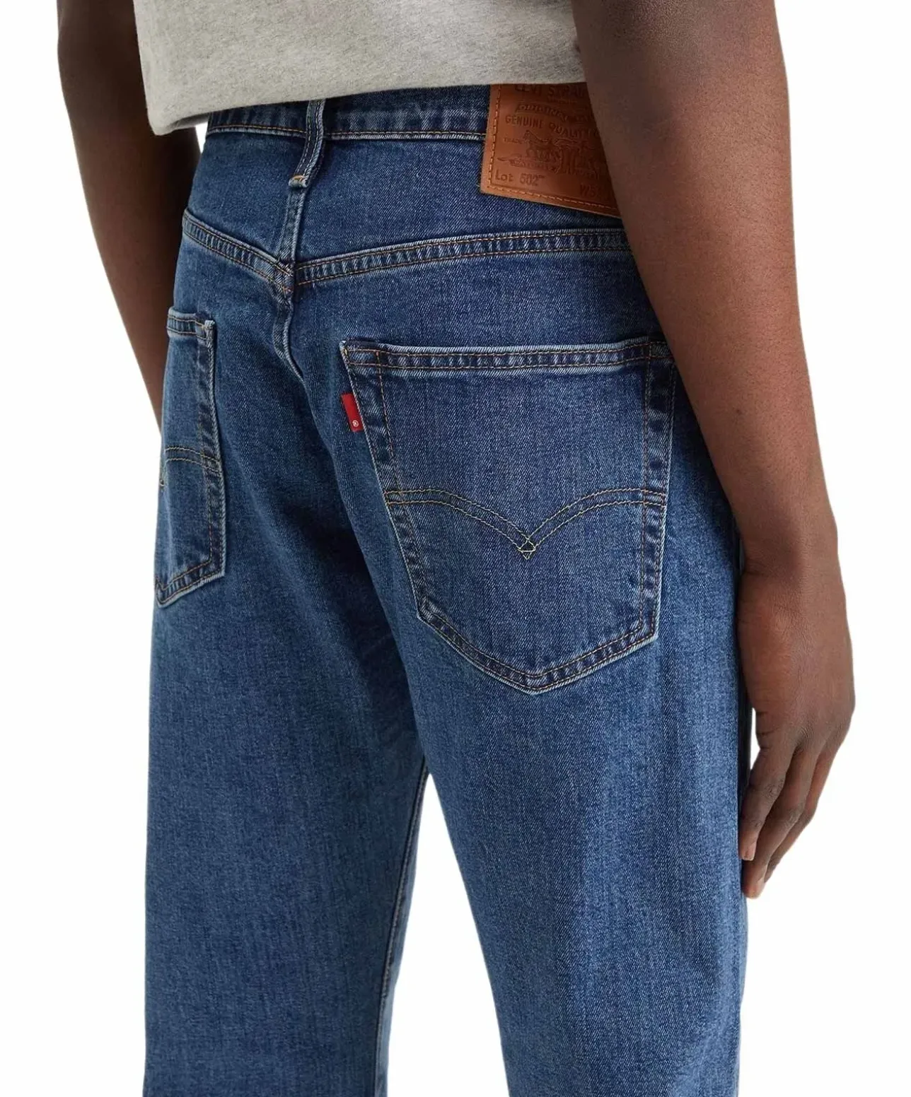Levis 502 Taper Jeans in Stone-Waschung