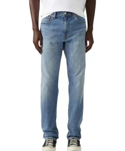 Levi’s 502 Taper Jeans mit Leinenanteil in Hellblau