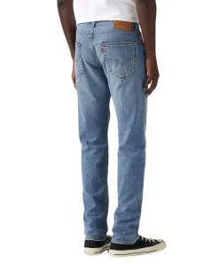 Levi’s 502 Taper Jeans mit Leinenanteil in Hellblau