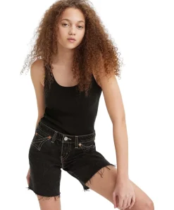 Levis Classic Tank Top mit U-Boot Ausschnitt in Schwarz