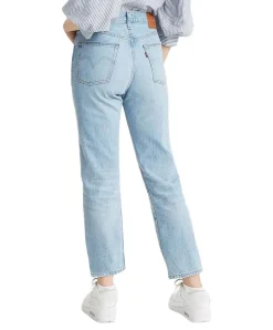 Levi's Damen-Jeans 78 Crop 501 in blauem Luxor