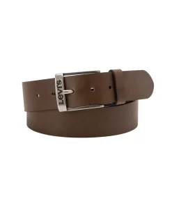 Levi's Gürtel New Duncan aus glattem Leder in Braun