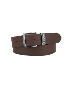 Levis Herren Gürtel aus Glattleder Pilchuck in Dark Brown