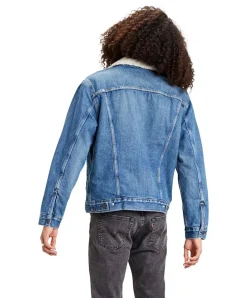 Levi's Herren Jeansjacke Sherpa Trucker in Farble