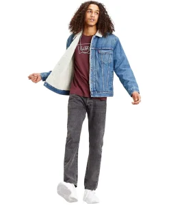 Levi's Herren Jeansjacke Sherpa Trucker in Farble
