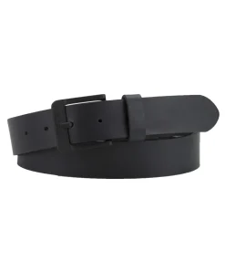Levis Herren Ledergürtel Free Metal Schwarz mit eckiger Dornschließe