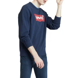 Levis Herren Sweatshirt Graphic Crew mit Logoschriftzug