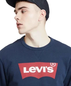 Levis Herren Sweatshirt Graphic Crew mit Logoschriftzug