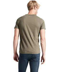 Levi‘s Herren T Shirt Original Housemark in Olivgrün