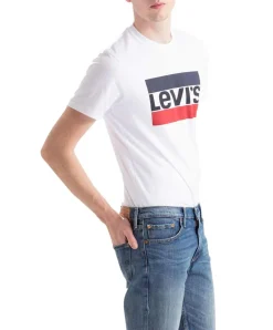 Levi's Herren T-Shirt Sportswear Logo Tee 84 in Weiß