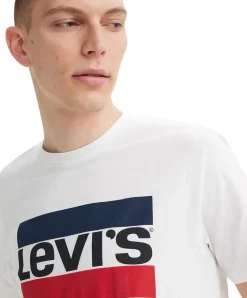 Levi's Herren T-Shirt Sportswear Logo Tee 84 in Weiß