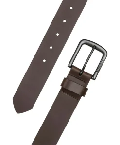 Levi's Herrengürtel Seine Metal aus braunem Leder