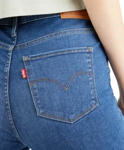 Levi's High Rise Skinny Jeans 720 in hellem Echo Cloud